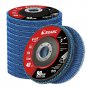 Flap Discs 40 Grit, 4.5" X 7/8" High Density Jumbo Zirconia Flap Sanding Disc Ty