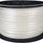 1/8 Inch White Dacron Polyester Rope - 500 Foot Spool | Solid Braid - Industrial