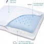 2-In-1 Memory Foam Pillow and Alternative down Fiber Fill, Standard Size, Side,