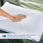 2-In-1 Memory Foam Pillow and Alternative down Fiber Fill, Standard Size, Side,