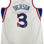 Allen Iverson Philadelphia 76Ers Autograph Signed Jersey the ANSWER White JSA Wi