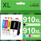 910XL Ink Cartridges for HP Printers for HP 910 XL 910XL Ink Cartridge Combo Pac