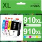 910XL Ink Cartridges for HP Printers for HP 910 XL 910XL Ink Cartridge Combo Pac