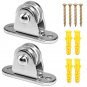 Small Pulley Block Silent Wall Ceiling Mount Pulley with Bearing Fixed Pulleys W
