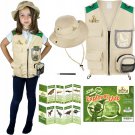 Kids Explorer Costume Including Safari Vest and Hat - Boys & Girls Aged between