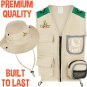 Kids Explorer Costume Including Safari Vest and Hat - Boys & Girls Aged between