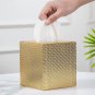 Gold Tissue Box Cover,Tissue Box Cover Square,Gold Tissue Box Holders,Tissue Hol