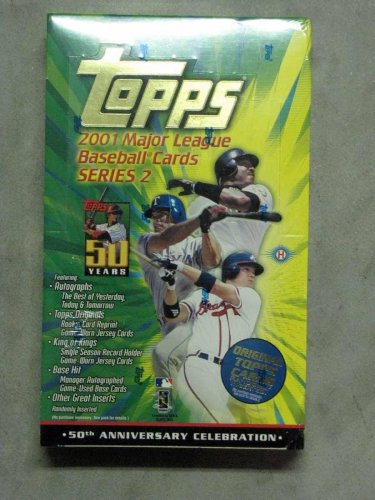 2001  BASEBALL SERIES 2 FACTORY SEALED BOX 36 PACKS - ICHIRO SUZUKI ROOKIE