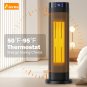 Electric Space Heater for Indoor Use, 1500W 22" Portable Oscillating Ceramic Tow
