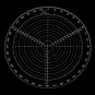 300Mm/ 11.8 Inch round Center Finder Compass,Clear Acrylic Lathe Centering Tools