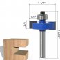 Rabbet Router Bit with 6 Bearings Set - 1/4" Shank 6Mm Shank Woodworking Cutter