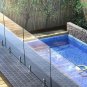 Glass Clamp Stainless Steel Square Polished for Panel Pool Deck Fence Balustrade