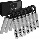 Metal Hand Grip Set, 100LB-350LB 6 Pack 50LB-350LB 7 Pack No Slip Heavy-Duty Gri