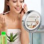 1X/10X Magnifying Lighted Makeup Mirror Double Sided round Standing 360 Degree S