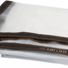 Clear Tarp 6.5Ft×10Ft Waterproof Clear Plastic Tarp 10 Mil Clear Tarpaulin Cover
