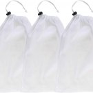 Pool Supply Fine Mesh Filter Bags for Leaf Vacuum Pool Cleaners,8 X 13 Inch Leaf
