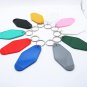 Key Label 10Pcs Motel Hotel Sublimation Blank Keychains Rhombus Vintage Ornament