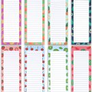 8 Large Magnetic Notepads – Notepads for Grocery List, Shopping List, To-Do List