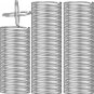 200PCS Key Rings, Split Bulk Keyrings for Keychain and Crafts (25Mm)
