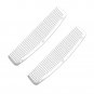 2Pcs Metal anti Static Barber Combs Stainless Steel Hair Comb Cutting Comb Set H