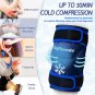 XXL Knee Ice Pack Wrap around Entire Knee after Surgery, Reusable Gel Ice Pack f