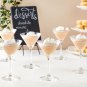 Set of 6 Small Stem Martini Glasses for Cocktails, Desserts, Margaritas, Classic