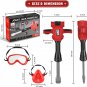 Kids Jackhammer Toy Drill - Pretend Play Jackhammer with Realistic Sound & Actio
