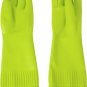 Reusable Waterproof Household Dishwashing Cleaning Rubber Gloves, Non-Slip Kitch