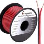 100FT 18 Gauge 2Pin 2 Color Red Black Cable Hookup Electrical Wire LED Strips Ex