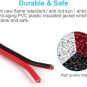 100FT 18 Gauge 2Pin 2 Color Red Black Cable Hookup Electrical Wire LED Strips Ex