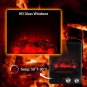 Electric Fireplace for Indoor Use,15" Portable Fireplace Heater Mini Electric He