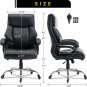 Ergonomic Big and Tall Office Chair for Heavy People 400Lbs, High Back Executive