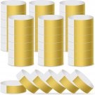 Paper Wristbands for Events 300 Pcs Gold Event Wristbands Waterproof Party Wrist
