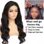 Wear and Go Glueless Wig Body Wave Human Hair Wigs 4X4 HD Lace Front Wigs Human