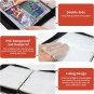 Baseball Card Binder,4-Pocket 480 Cards with 60 Removable Sleeves Trading Card A