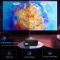 4K Smart Ultra HD Projector Daylight Wifi 6 Bluetooth, Android 2G+16G 14300 Lume