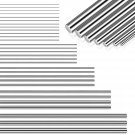 104 Pcs 40 Cm Stainless Steel Spring Wire Music Wire, 12 Different Straight Full