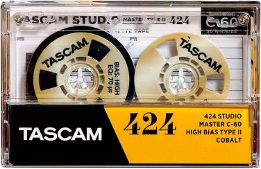 Master 424 High Bias Type II Cobalt Studio Cassette, Multi (MASTR CAS)