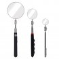 3 Sizes Telescoping Inspection Mirror Set Extendable Retractable Telescopic Insp