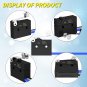 Micro Switch with Lever Waterproof IP67 Sealed Roller Lever Limit Switch SPDT 3
