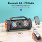 Bluetooth Speakers, Wireless Speakers with Bluetooth 5.0, 70W Loud Stereo Sound,