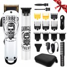 Hair Clippers & Trimmer Ceramic T-Blade Cordless Haircut Sets Rechargeable 2000M