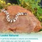 Snake Hide Cave for Gecko Shedding, Natural Rock Look Hideout, Reptiles Egg-Layi