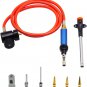 Soldering Iron Set for  Propane/Map Gas Soldering Torch Head Kit with 3' Hose, P