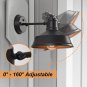 Barn Lights Outdoor Dusk to Dawn, Farmhouse Outdoor Light Fixture with Adjustabl