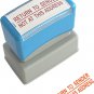 Return to Sender Not at This Address&acirc;��Information Stamps Self Inking Rubber Stamp