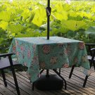 Modern Bosemia Flower Outdoor Tablecloth Water Resistant Spillproof Polyester Fa