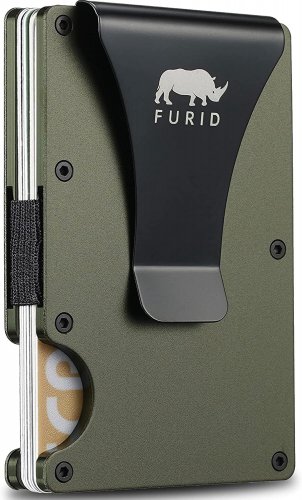 Wallet for Men, Slim Metal Wallet with Money Clip, Wallet for Men, Credit Card H