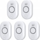 5 Pack Water Leak Detector, Adjustable 0-100 Db Loudly Wet Moisture Floor Water