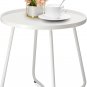 Outdoor Side Tables, Weather Resistant Steel Patio Side Table, Small round Outdo